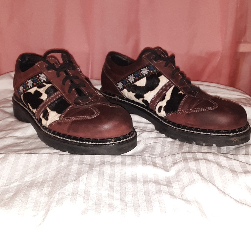 Josef Seibel's oiled leather oxfords